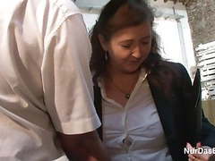 Find-Best-Tits.com presents: German 63yr old granny seduce to fuck on workplace