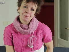 Find-Best-Tits.com presents: Skinny mature grandma works her hairy pussy