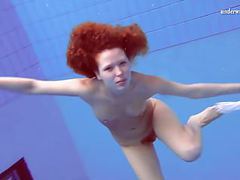 Find-Best-Tits.com presents: Matrosova hot ginger pussy in the pool