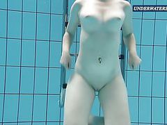 Find-Best-Tits.com presents: Bouncing tits in a blue dress