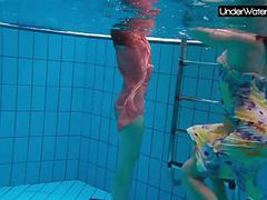 Find-Best-Tits.com presents: Bubarek and birtakik enjoy eachother in the pool