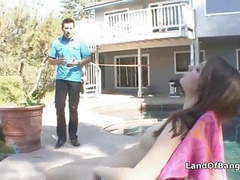 Find-Best-Tits.com presents: Sunbathing teen fucked by not step dad