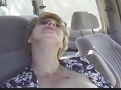 Find-Best-Tits.com presents: Granny fucking with young man on car