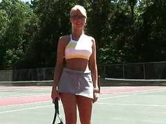Find-Best-Tits.com presents: Barbi loses tennis