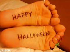 Find-Best-Tits.com presents: Halloween feet soles & toe rings