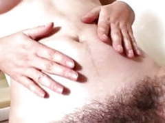 Find-Best-Tits.com presents: Very hairy brunette in bathroom