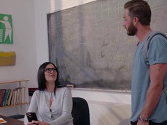 Find-Best-Tits.com presents: Kinky math tutor jasmine jae loves giving head and having sex