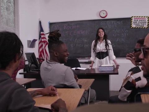 Find-Best-Tits.com presents: Hardcore interracial fucking in the office with a cum loving slut