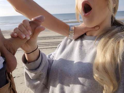 Find-Best-Tits.com presents: Outdoor after a blowjob for a stranger on the beach, i was fucked in public