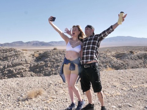 Find-Best-Tits.com presents: Amber moore enjoys while giving her lover a good blowjob