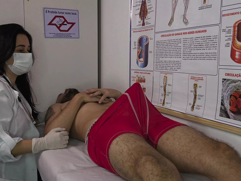 Find-Best-Tits.com presents: Nurse gets excited by patient's erection