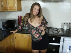 Find-Best-Tits.com presents: Open blouse babe teases her small tits