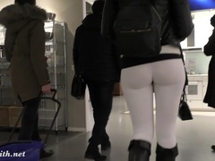 Find-Best-Tits.com presents: Jeny smith  camel toe white leggings