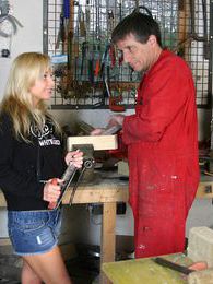 Find-Best-Tits.com presents: Blonde teenage beauty fucking her old and horny handyman
