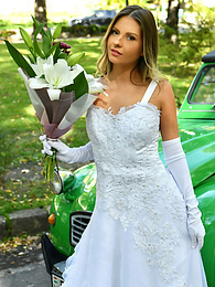 Find-Best-Tits.com presents: Naughty bride Rebecca Volpetti takes a photographer assistant's stiff dick