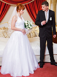 Find-Best-Tits.com presents: Redhead Czech bride Lucy Bell getting double fucked on her wedding day