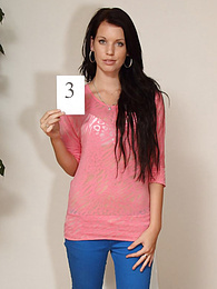 Find-Best-Tits.com presents: Intriguing teen Angela A gets naked in a casting and shows her hot ass and pussy